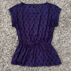 Banana Republic peplum blouse small EUC